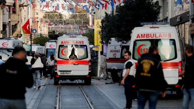 Bomb attack on major Istanbul street kills 6, wounds dozens