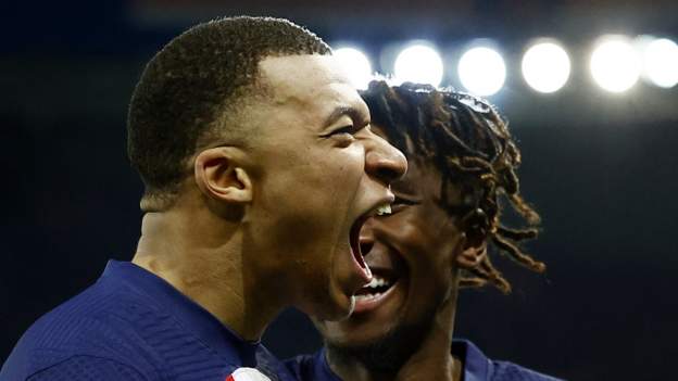 Paris St-Germain 4-2 Nantes: Kylian Mbappe scores club-record goal as Ligue 1 leaders win
