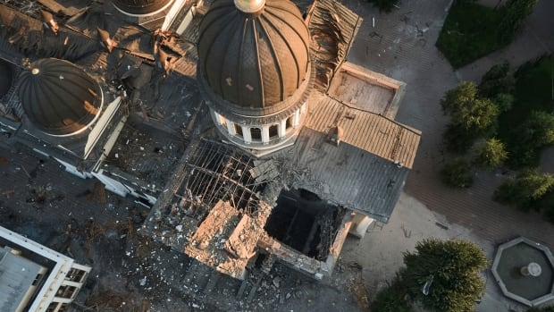 Latest Russian strike on Odesa leaves 1 dead, many hurt and a cathedral badly damaged